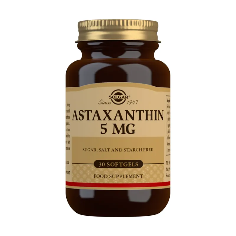 Astaxanthin from Solgar 30 capsules of 5mg Reduced Price