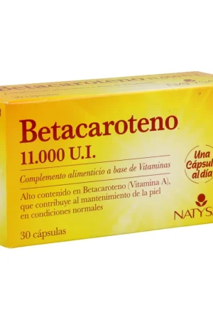 Popular Beta Carotene Complex 30 capsules Natysal