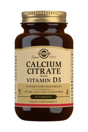 Calcium Citrate with Vitamin D3 60 tablets Solgar Deal