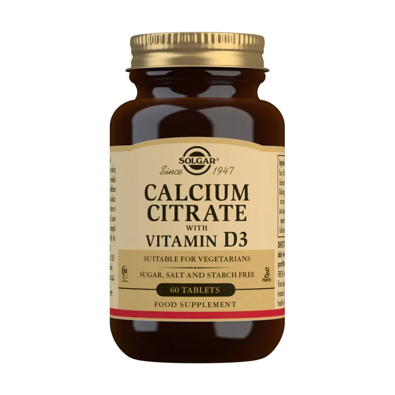 Calcium Citrate with Vitamin D3 60 tablets Solgar Deal