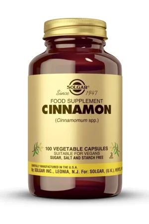 Hot Picks Chinese Cinnamon 100 vegetable capsules Solgar