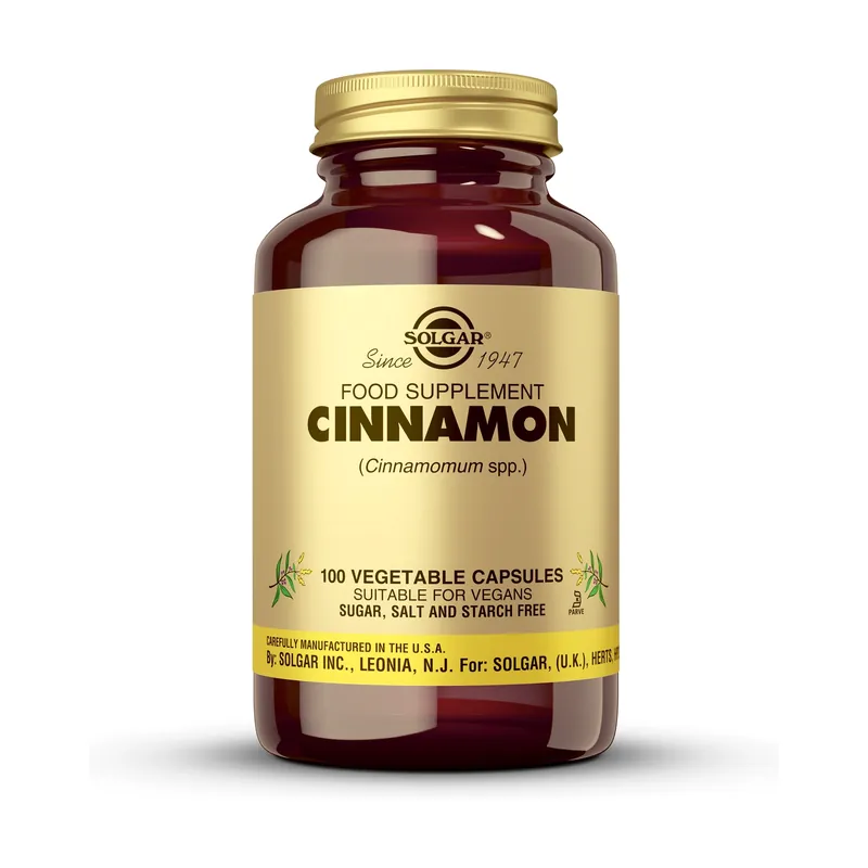 Hot Picks Chinese Cinnamon 100 vegetable capsules Solgar