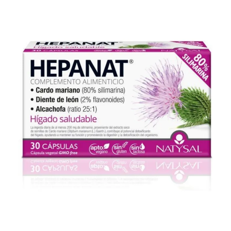 Flash Sale Hepanat (80% Silymarin) 30 capsules Natysal