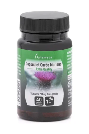 Capsudiet milk thistle 40 vegetable capsules Plameca Must Have