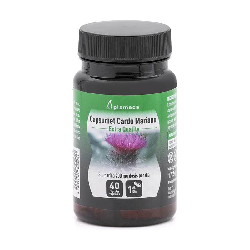 Capsudiet milk thistle 40 vegetable capsules Plameca Must Have