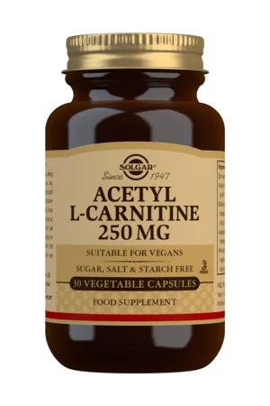 Buy Direct Acetyl L-Carnitine 30 vegetable capsules (250mg) Solgar