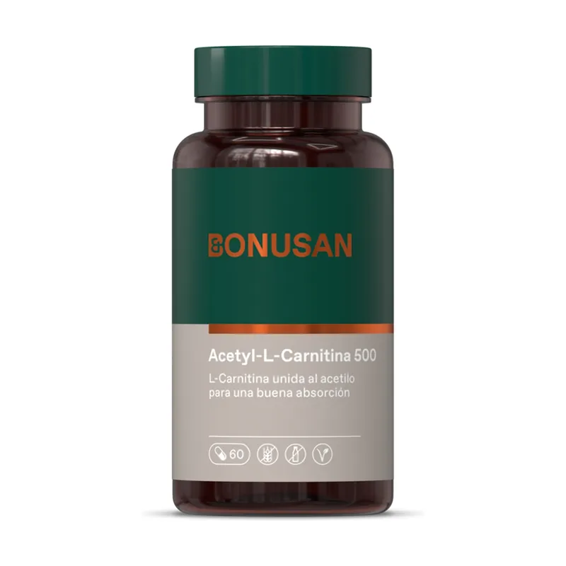 Acetyl L-Carnitine 60 capsules of 500mg Bonusan Trending