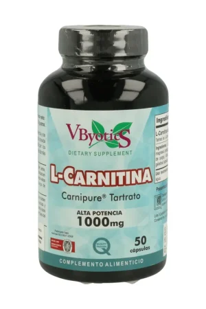Discount L-Carnitine Carnipure 30 capsules of 1000mg Vbyotics