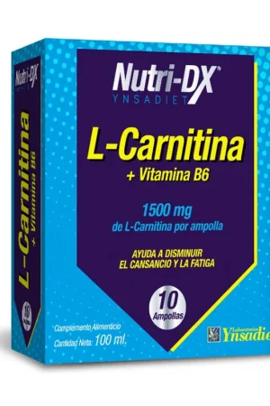 L-Carnitine + Vitamin B6 10 ampoules Nutri-Dx Budget
