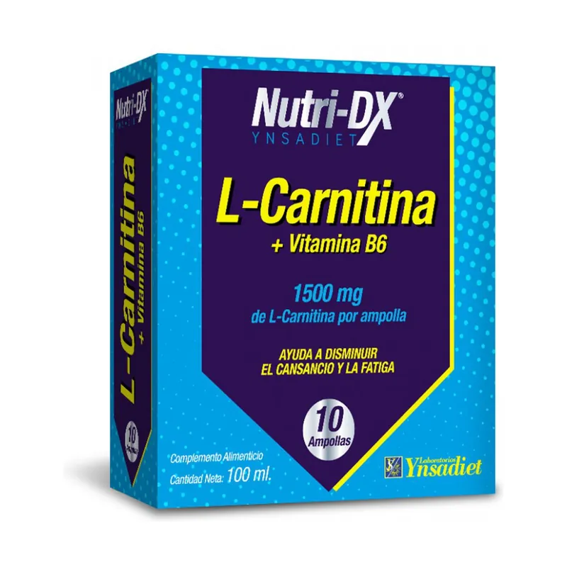 L-Carnitine + Vitamin B6 10 ampoules Nutri-Dx Budget