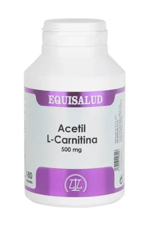 Acetyl l-carnitine Holomega 180 capsules Equisalud Best Seller