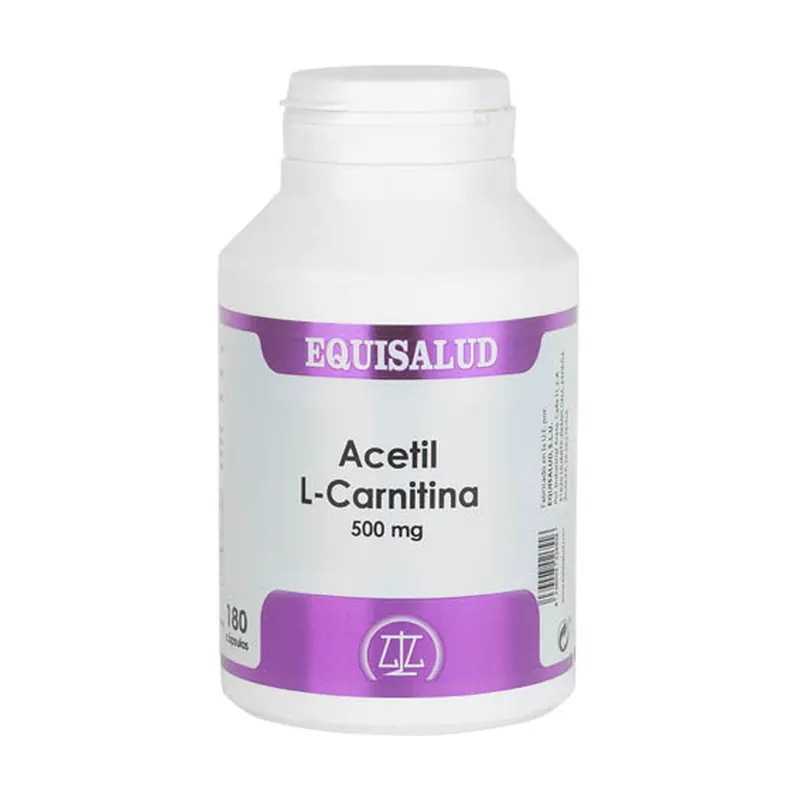 Acetyl l-carnitine Holomega 180 capsules Equisalud Best Seller