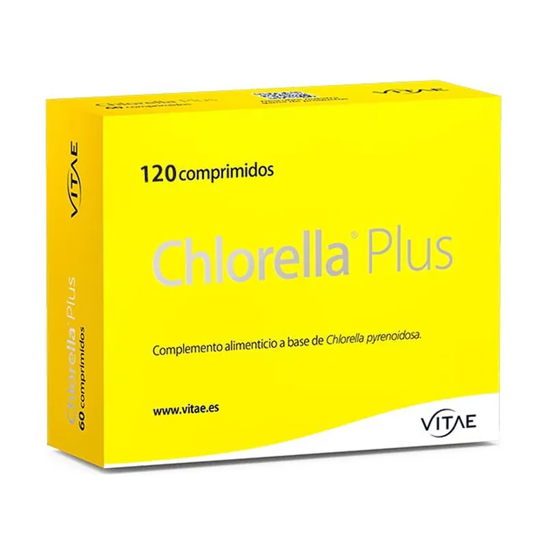 Fan Favorite Chlorella Plus detoxification 120 tablets of 1000mg Vitae