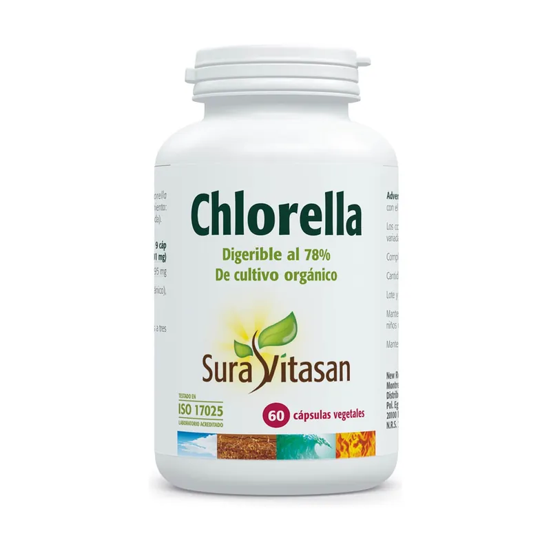 Chlorella 60 capsules of 455mg Sura Vitasan Big Sale