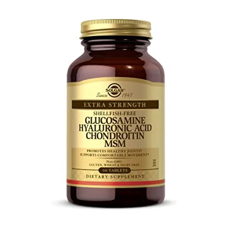 Glucosamine Hyaluronic Acid Chondroitin MSM 60 tablets Solgar Factory Price
