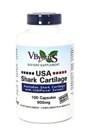 Trending USA Shark Cartilage with Iridoforce 100 capsules Vbyotics