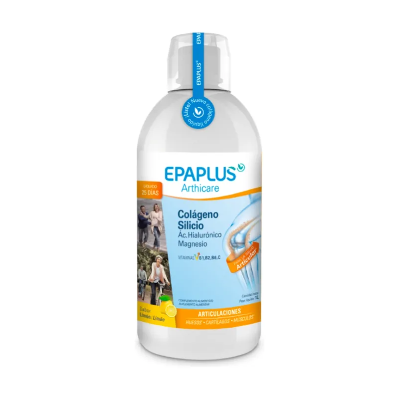 Arthicare collagen, silicon, hyaluronic acid and magnesium liquid lemon 1 L Epaplus - Peróxidos Farmacéuticos Cheap