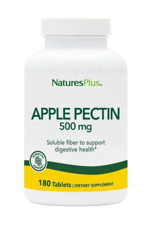 Apple Pectin 180 tablets of 500mg Natures Plus Best Seller