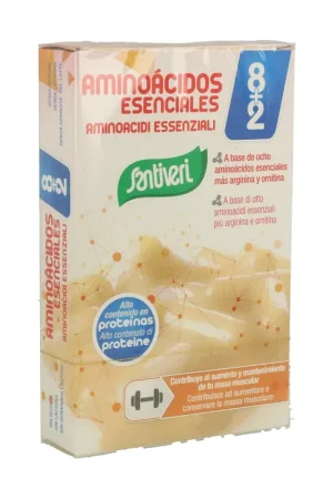 Authentic 8+2 Essential Amino Acids 60 capsules Santiveri