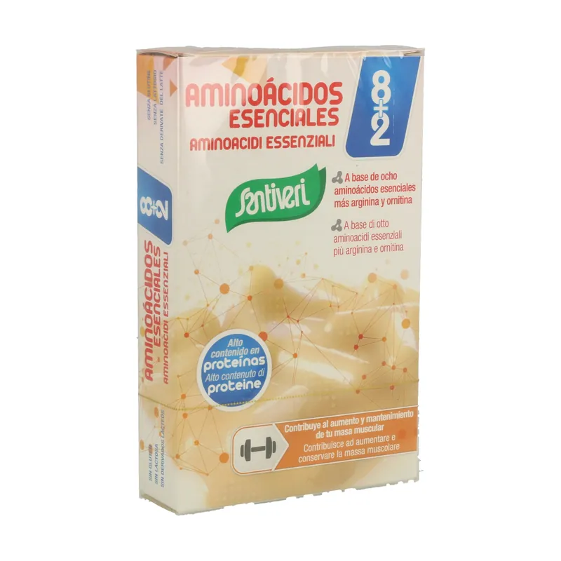 Authentic 8+2 Essential Amino Acids 60 capsules Santiveri