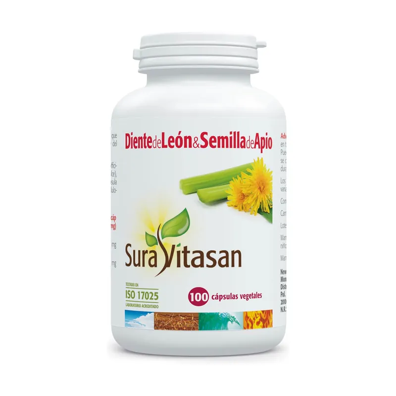 Fast Shipping Dandelion and Celery Seed 100 capsules Sura Vitasan