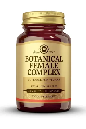 Botanical Female Complex 30 vegetable capsules Solgar Trusted Brand
