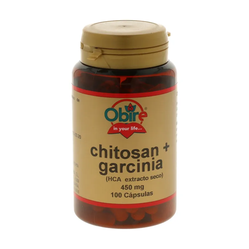 Chitosan and Garcinia 100 capsules of 450mg Obire Exclusive Offer