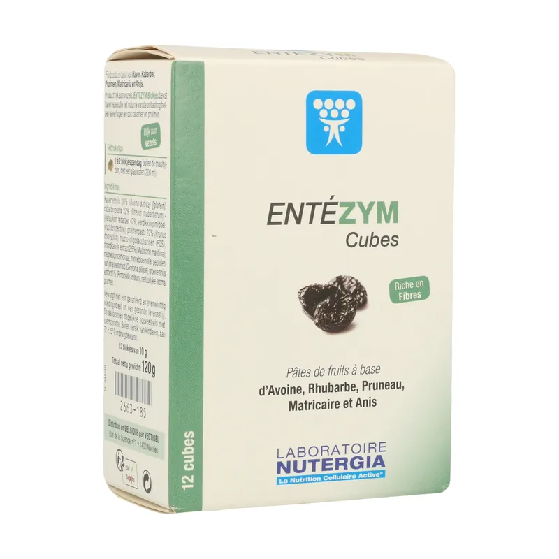 Entézym digestive tract 12 units Nutergia Free Returns