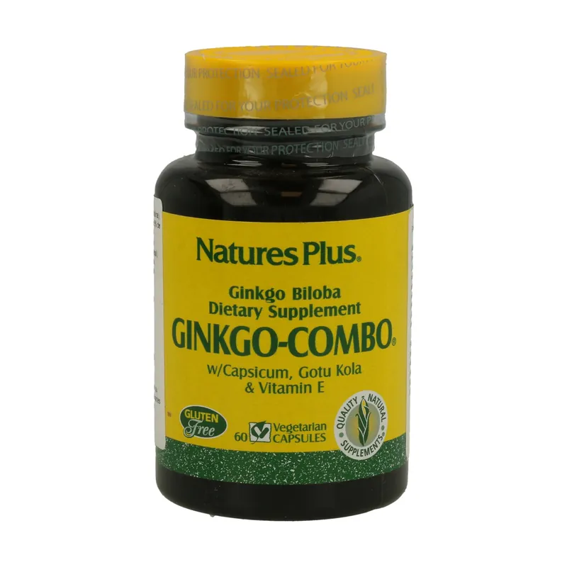 Buy Online Ginkgo-Combo 60 capsules Natures Plus