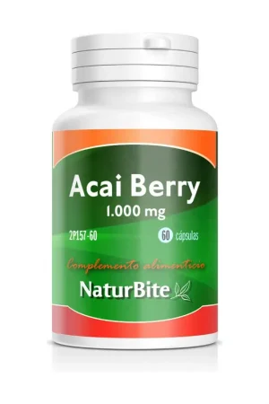 Açaí Berry 60 capsules of 1000mg Naturbite Crafted