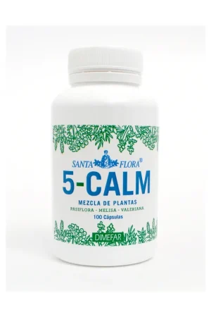 Santa Flora Calm 5 100 capsules of 450mg Dimefar Free Returns
