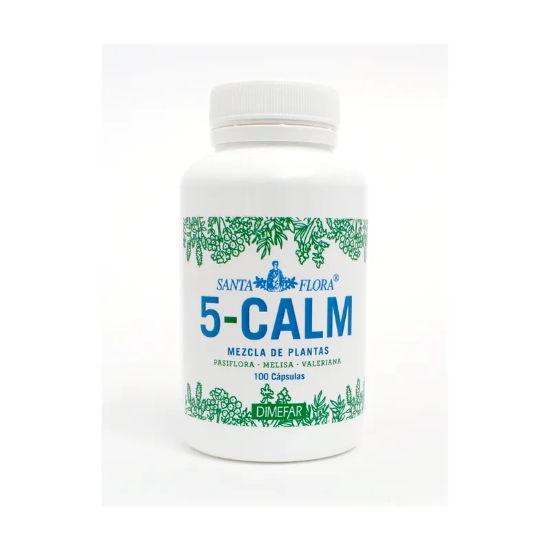 Santa Flora Calm 5 100 capsules of 450mg Dimefar Free Returns