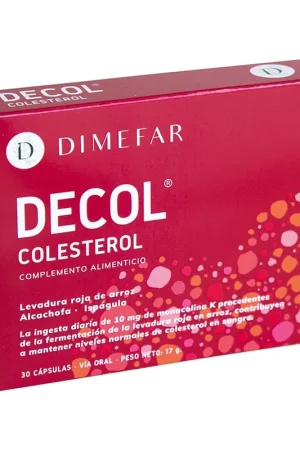 Decol (cholesterol) 30 capsules Dimefar While Supplies Last