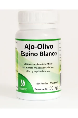 Garlic Olive and Hawthorn 90 softgels Dimefar Genuine