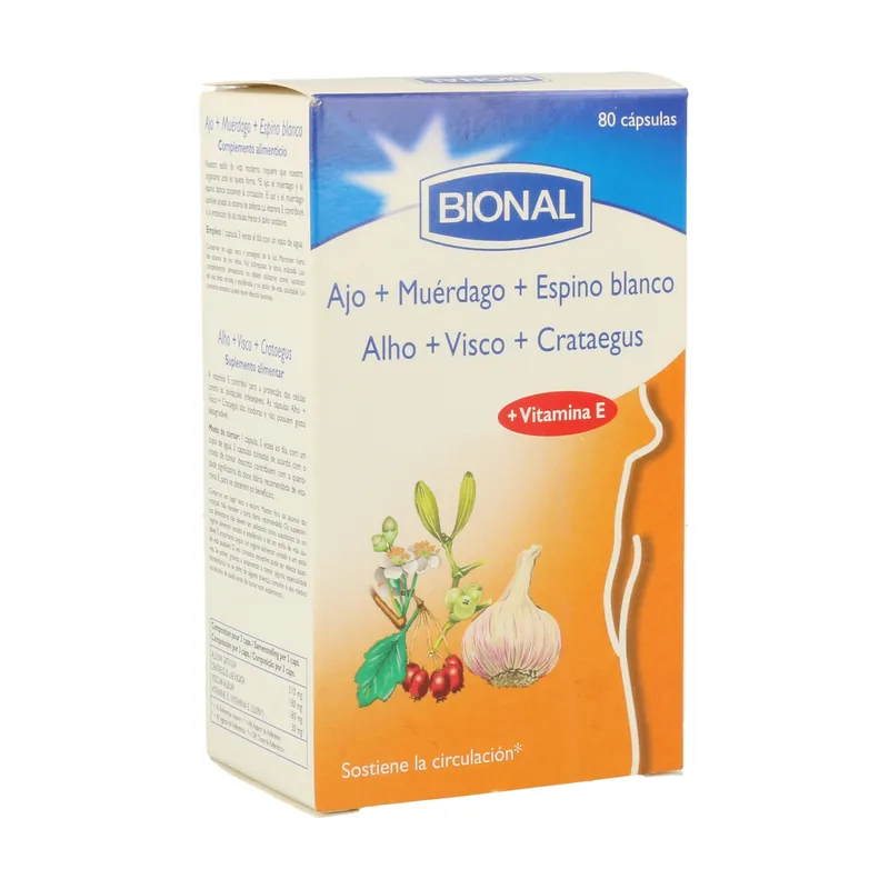 Limited Offer Garlic + Bite + Hawthorn 80 capsules Bional