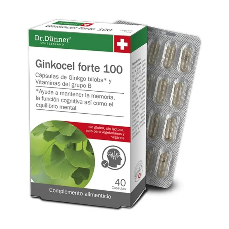 Ginkocel Forte 100 Dr. Dunner 40 capsules Dr. Dünner Fan Favorite