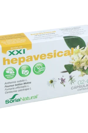 02 C Hepavesical (Formula XXI) 30 capsules Soria Natural New Arrival