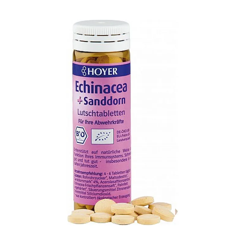 Echinacea and sea buckthorn 60 tablets Hoyer Instant Buy