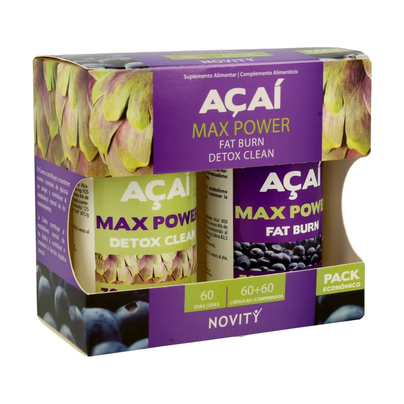 Acai Max Power 120 capsules Novity Instant Buy