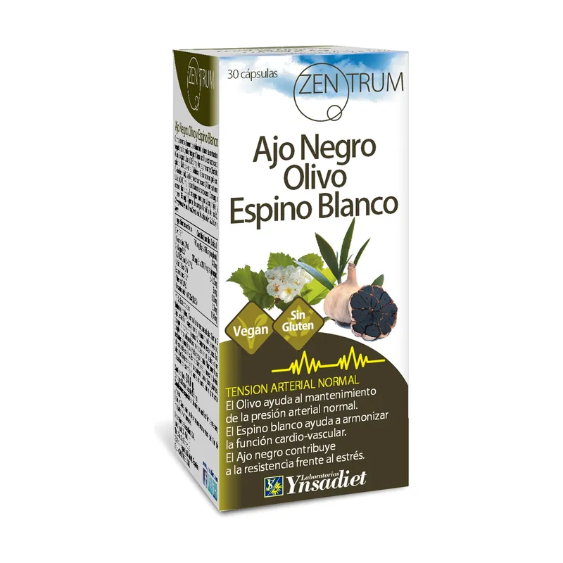 Zentrum Black Garlic, Olive and Hawthorn 30 capsules Zentrum Holiday Sale