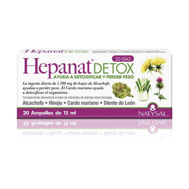 Hepanat Detox 20 ampoules Natysal Popular
