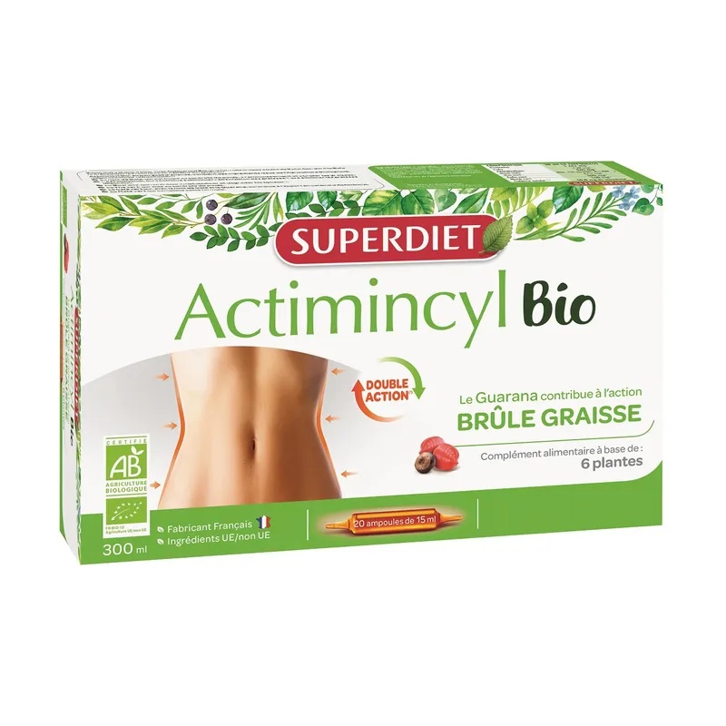 Actimincyl Organic Ampoules 20 ampoules of 15ml Superdiet Sale