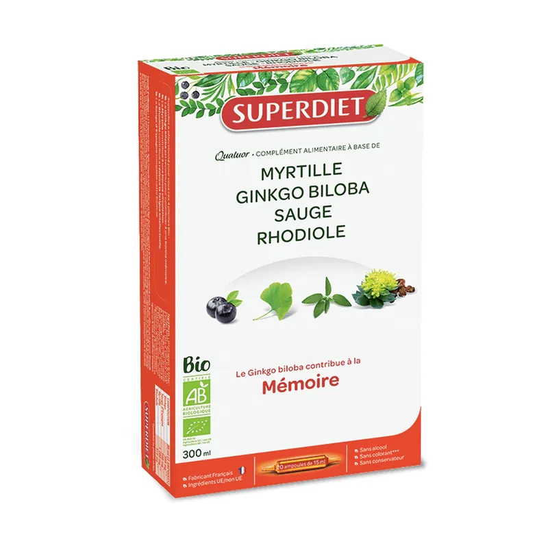 Good memory Bio 20 ampoules Superdiet New Release
