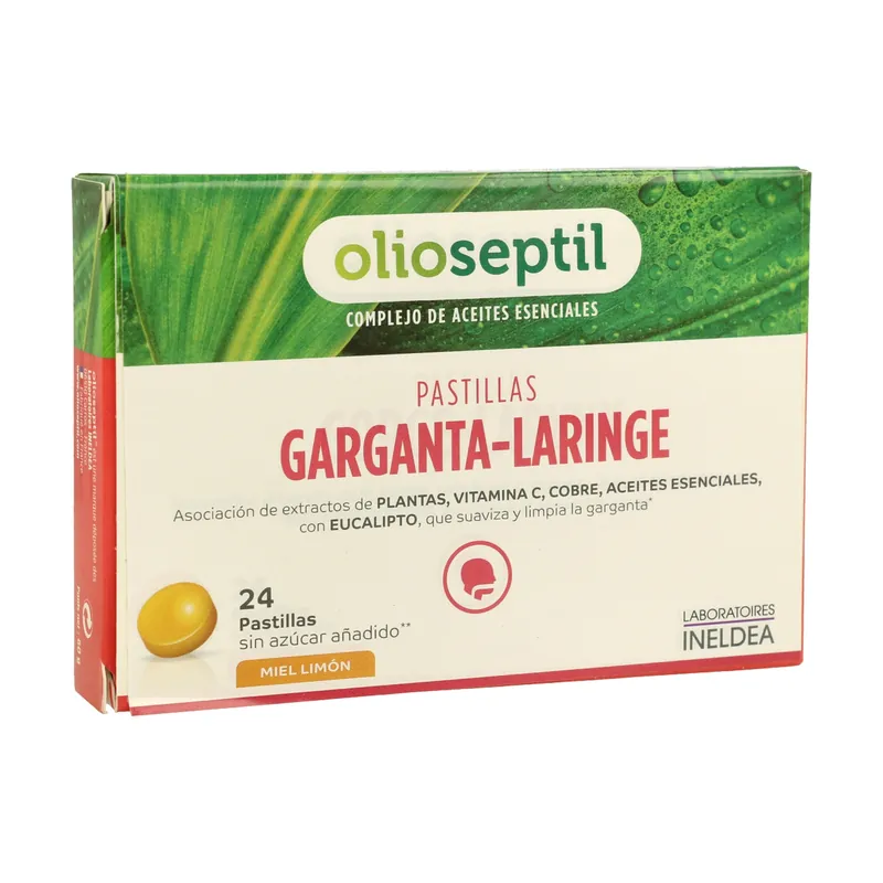 Olioseptil throat and larynx (honey and lemon) 24 pellets Olioseptil Buy Today