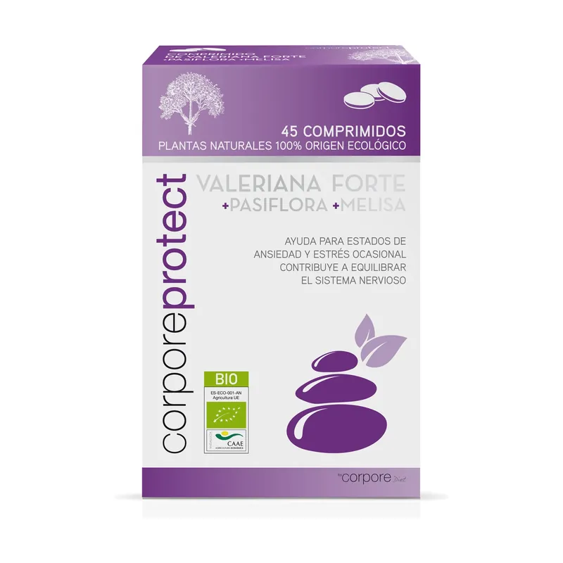 Flash Sale Valeriana Forte Bio 45 tablets of 405mg Corpore Protect