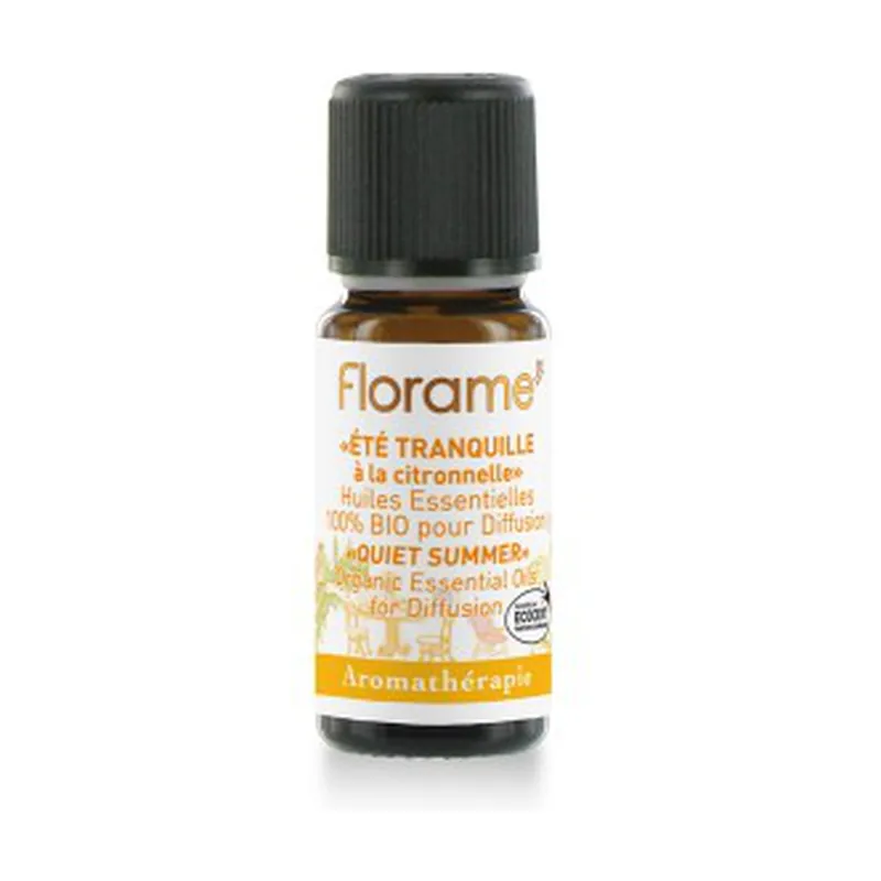 New Release Composition Summer Quiet with Lemongrass 10 ml of essential oil Florame