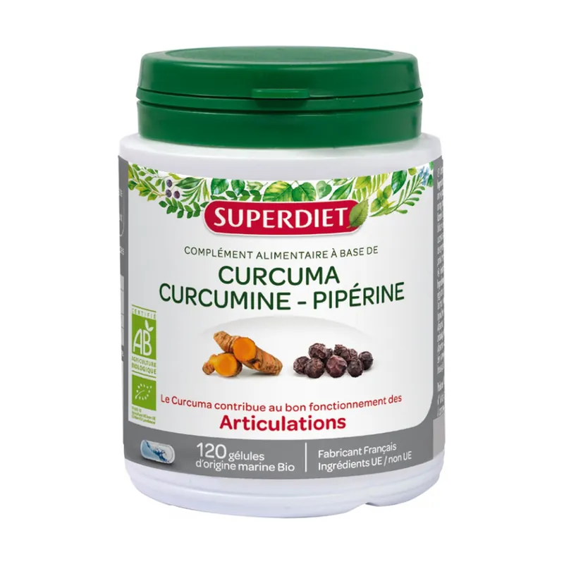 Must Have Turmeric Curcumin Piperine 120 softgels Superdiet