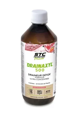 Drainaxyl 500 red fruit detox drainer 500 ml STC Nutrition Express Delivery