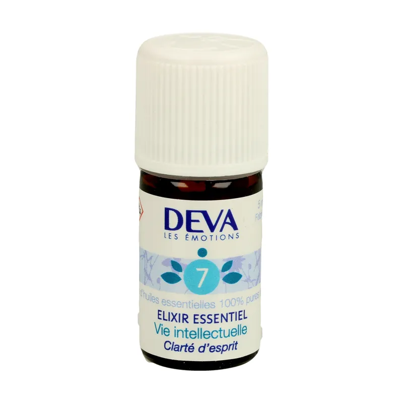 Synergy of Essential Oils N ° 7 Bio Intellectual Life 5 ml of essential oil Deva Low Price
