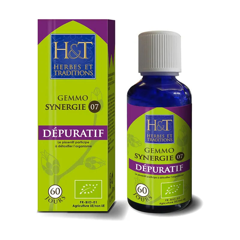 N ° 07 Organic depurative 50 ml Herbes & Traditions Next Day Delivery